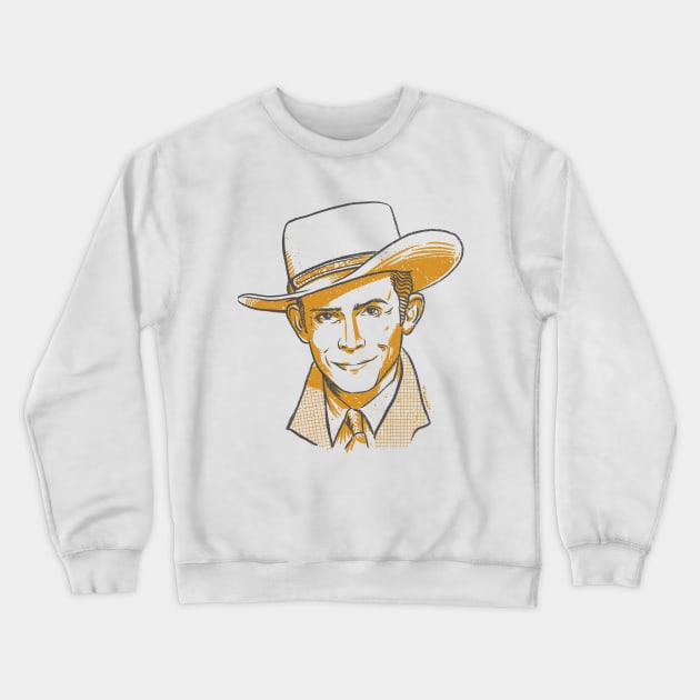 Hank Williams Crewneck Sweatshirt by Travis Knight